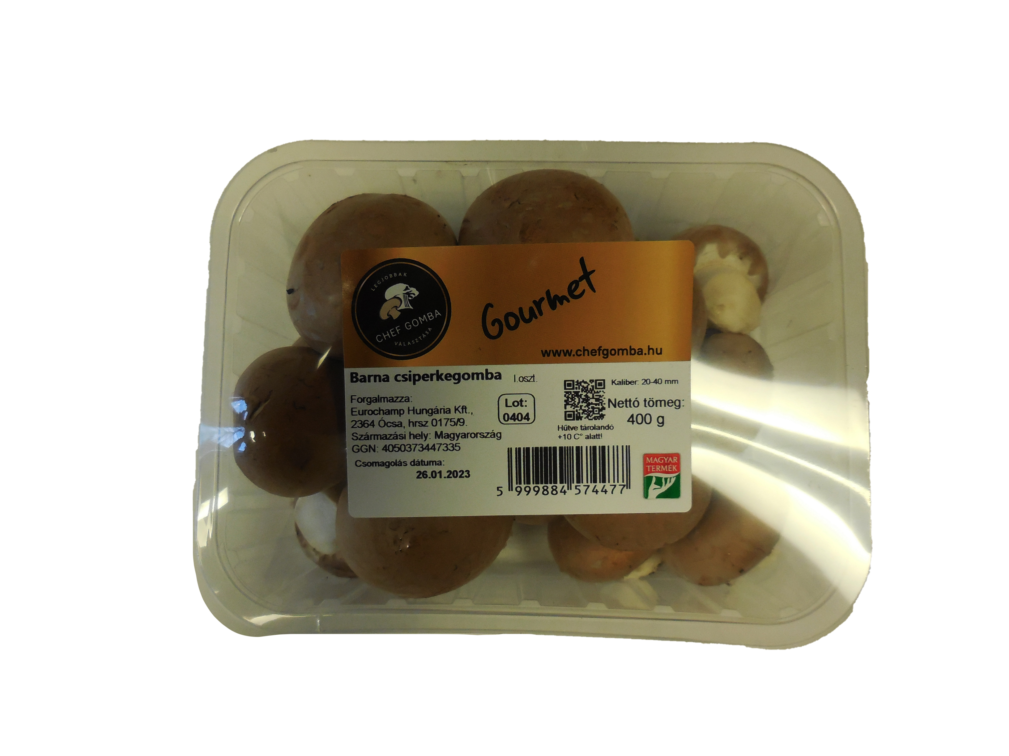 Barna csiperke 400g